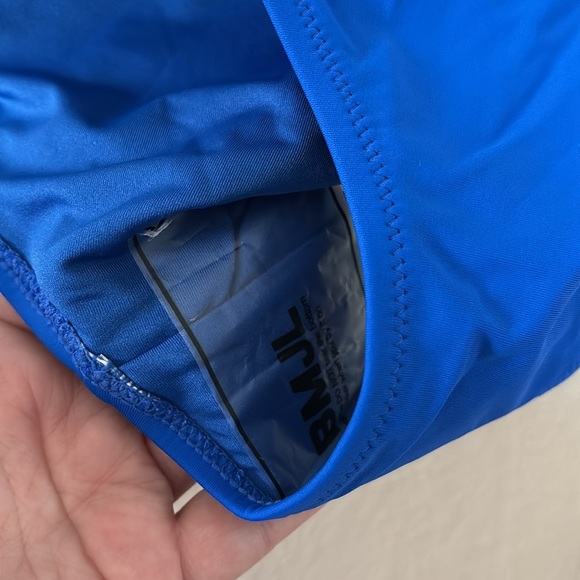 Women’s BMJL Halter One Piece Swimsuit Blue Small - Picture 2 of 6